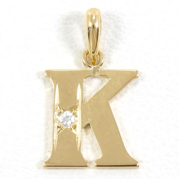 Seiko K18 Yellow Gold Diamond Pendant