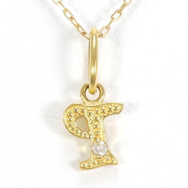 K18 Yellow Gold Diamond Necklace in Excellent Condition