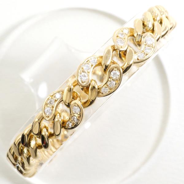 K18 Yellow Gold Diamond Bracelet 0.30ct in Excellent Condition