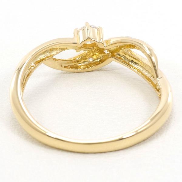 K18 Yellow Gold Diamond Ring 13