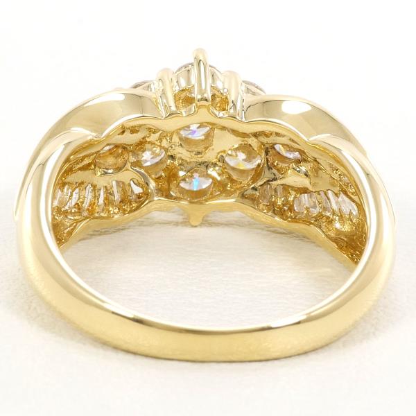 K18 Yellow Gold Diamond Ring