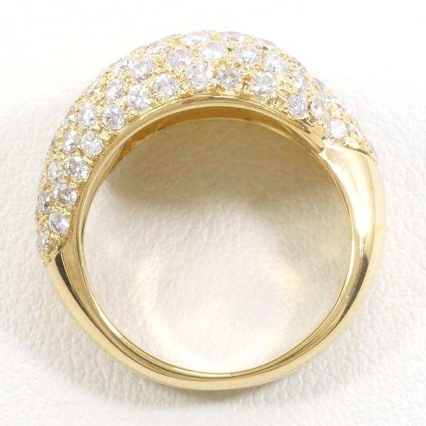 K18 Yellow Gold Diamond Ring 7