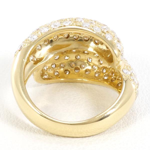 K18 Yellow Gold Diamond Ring 7