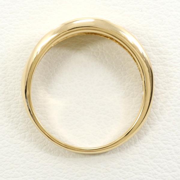 K18 Yellow Gold Diamond Ring 14号 in Excellent Condition