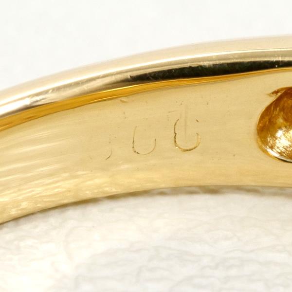 K18 Yellow Gold Diamond Ring 14号 in Excellent Condition