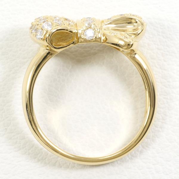 K18 Yellow Gold Diamond Ring 10.5