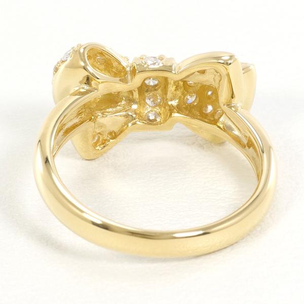 K18 Yellow Gold Diamond Ring 10.5