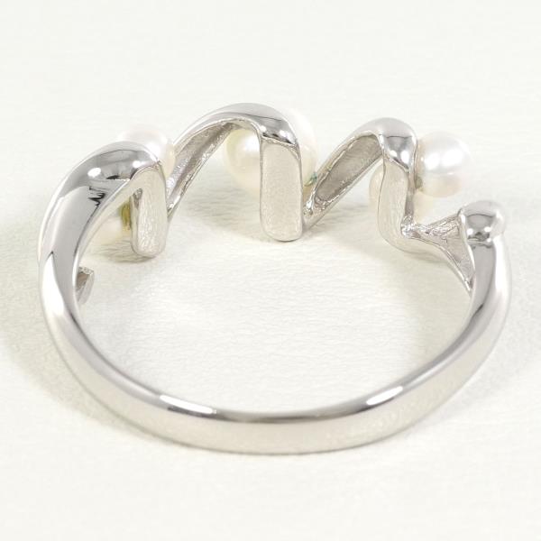 PT900 Platinum Pearl Ring 13.5 in Excellent Condition