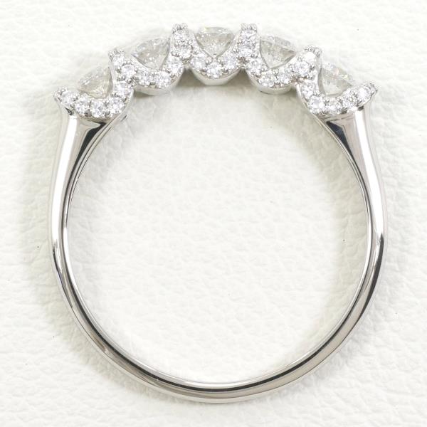 PT950 Platinum Diamond Ring 17号 0.70ct in Excellent Condition