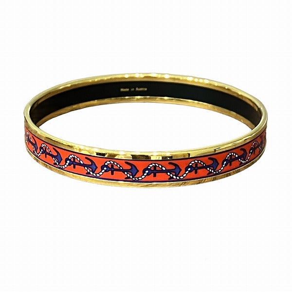 Hermes Enamel Bangle Bracelet in Good Condition