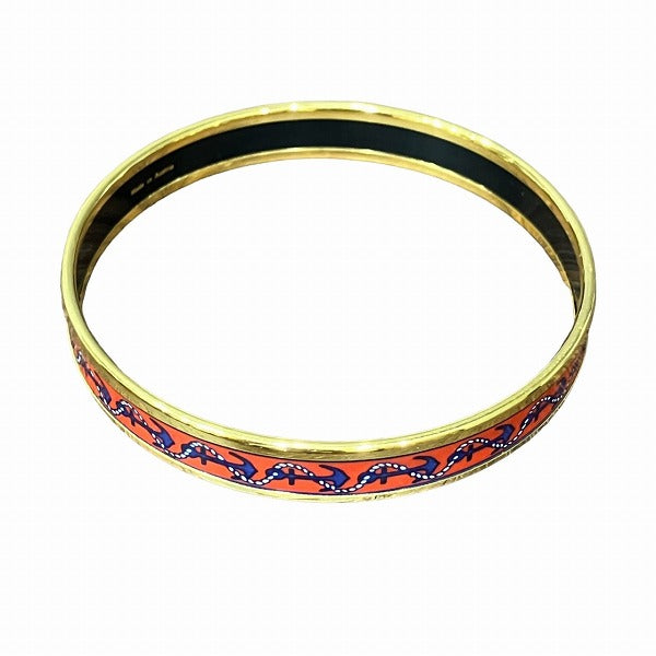 Hermes Enamel Bangle Bracelet in Good Condition