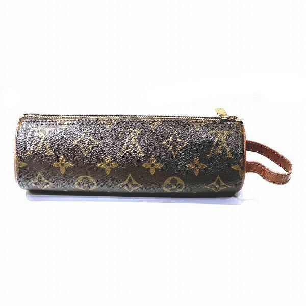 Louis Vuitton Monogram Trousse Ronde M47626 Pen Case Pouch in Good Condition