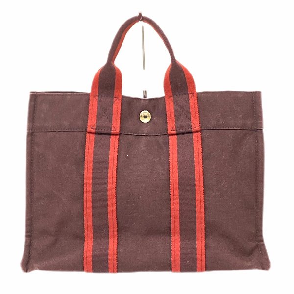 Hermes Canvas Fourre Tout PM Tote Bag in Good Condition