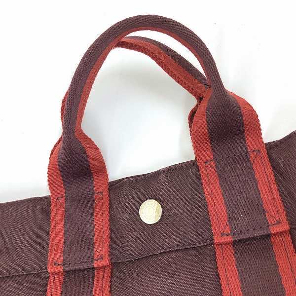 Hermes Canvas Fourre Tout PM Tote Bag in Good Condition