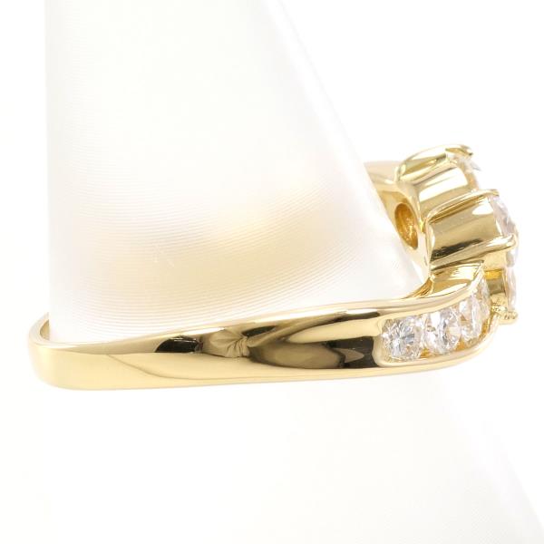 K18 Yellow Gold Diamond Ring 10.5