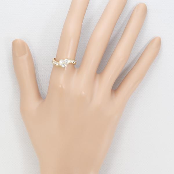 K18 Yellow Gold Diamond Ring 10.5