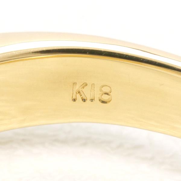 K18 Yellow Gold Diamond Ring 10.5