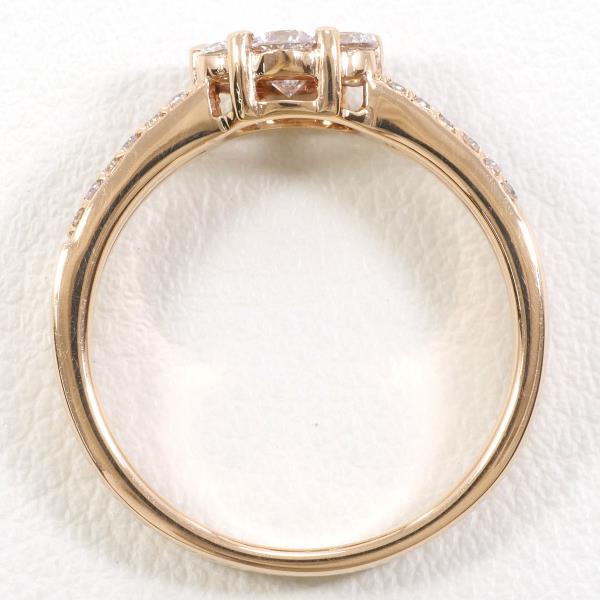 K18 Pink Gold Diamond Ring 11