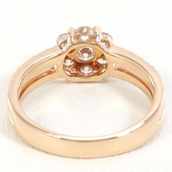 K18 Pink Gold Diamond Ring 11