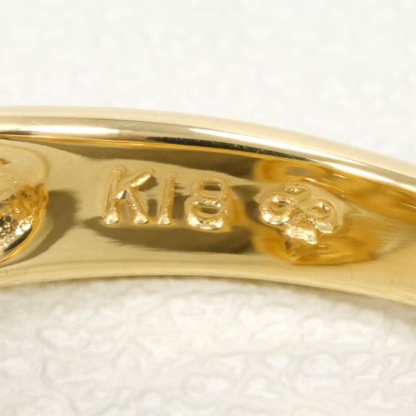 K18 Yellow Gold Diamond Ring 10.5 in Excellent Condition