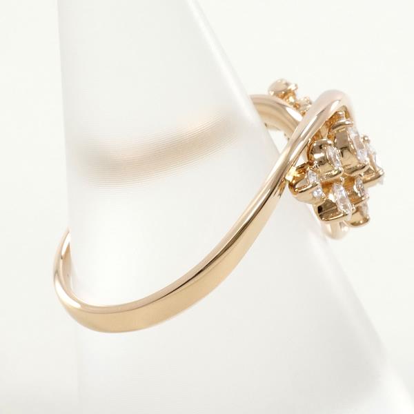 K18 Pink Gold Diamond Ring 15