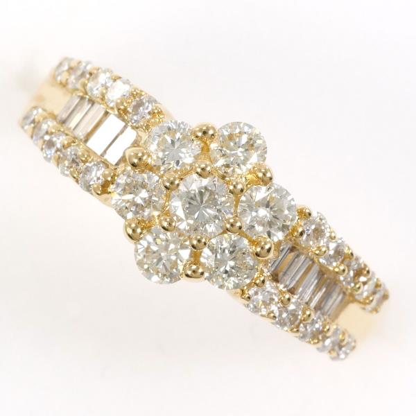 K18 Yellow Gold Diamond Ring 12