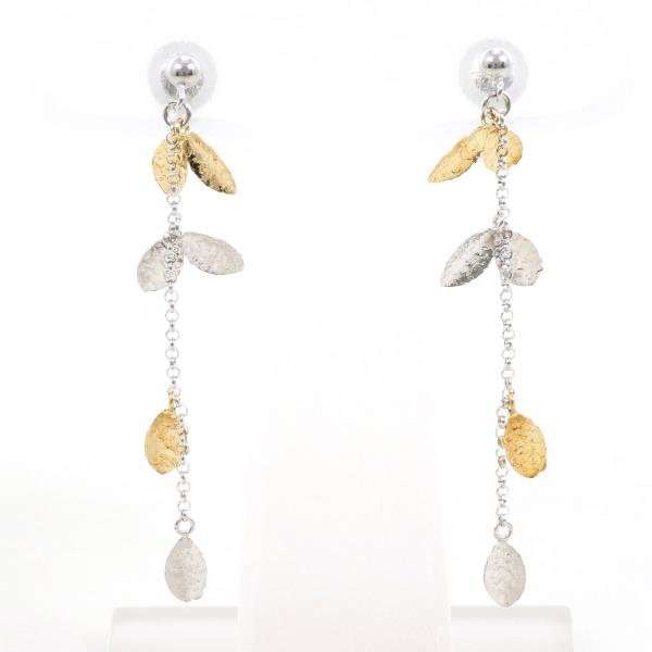 K14 Yellow Gold White Gold Earrings