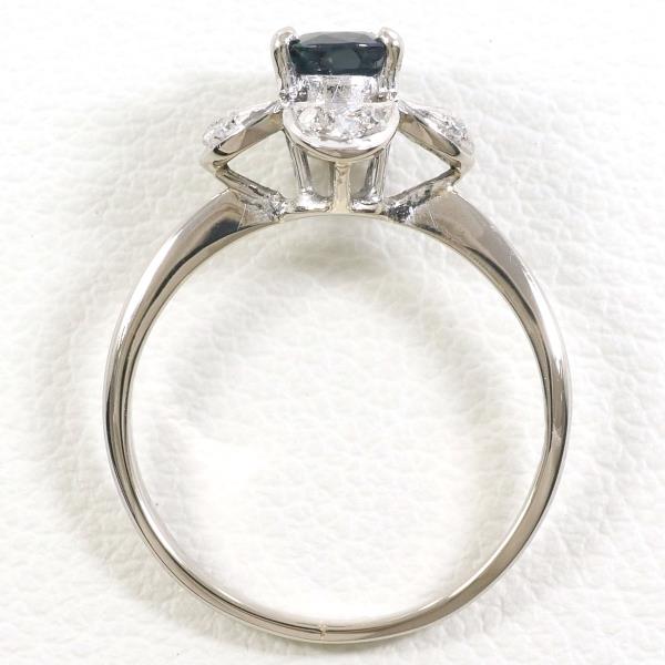 K14 White Gold Sapphire Ring