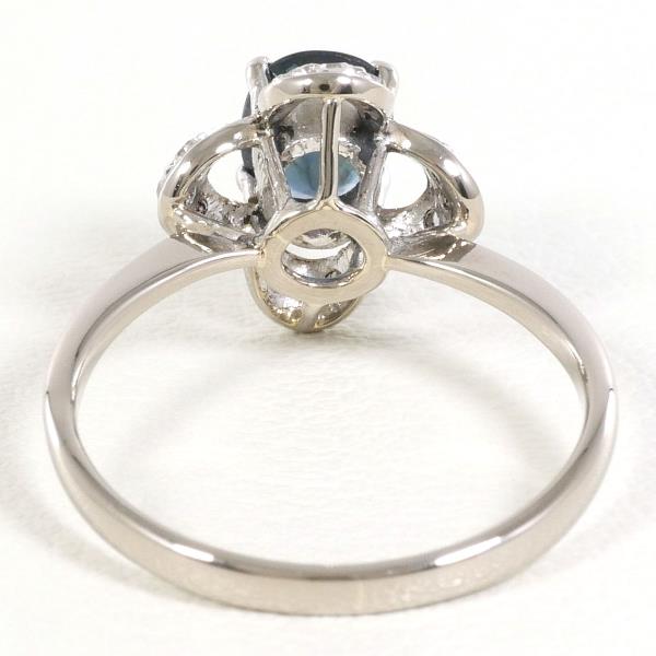 K14 White Gold Sapphire Ring