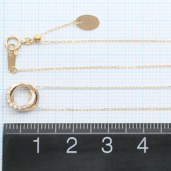 Canal 4℃ K18PG Diamond Necklace