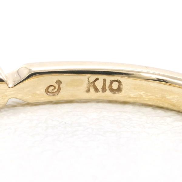 K10 Yellow Gold Diamond Ring 10.5