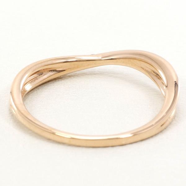 K10 Pink Gold Diamond Ring