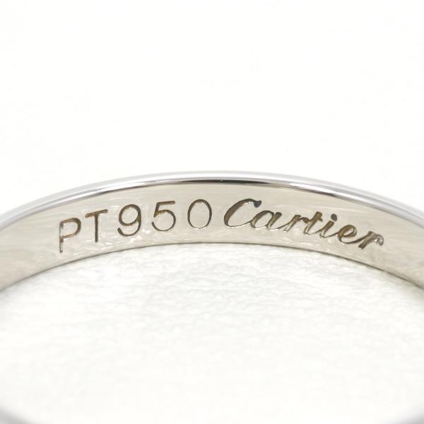 Cartier PT950 Platinum Ring Size 10.5 in Pristine Condition