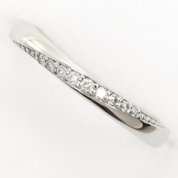 Whisp PT950 Platinum Diamond Ring 8.5