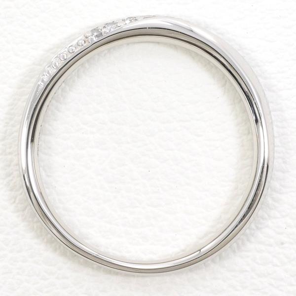 Whisp PT950 Platinum Diamond Ring 8.5