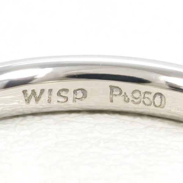 Whisp PT950 Platinum Diamond Ring 8.5