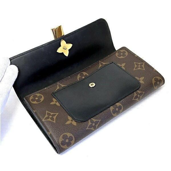 Louis Vuitton Monogram Flower Long Wallet M62577