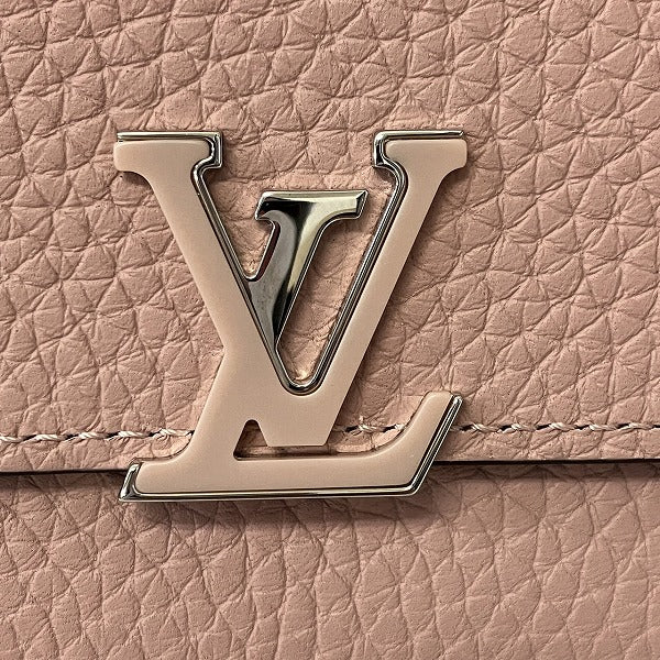 Louis Vuitton Taurillon Leather Capucines Compact Wallet M62156