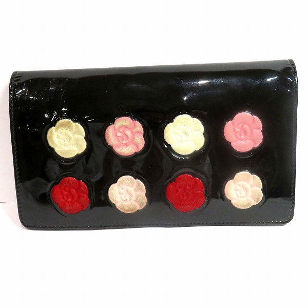 Chanel Camellia Patent Makeup Palette Wallet