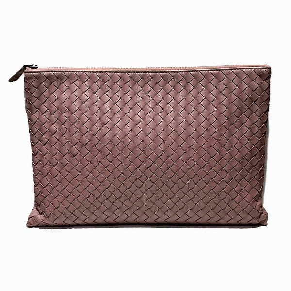 Bottega Veneta Intrecciato Leather Clutch in Good Condition