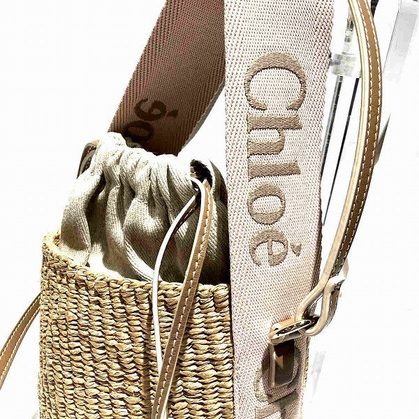 Chloe Woody Small Basket Shoulder Bag