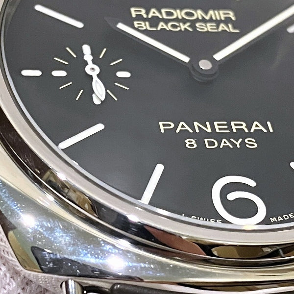 Panerai Radiomir Black Seal 8 Days PAM00609 Manual Watch in Great Condition