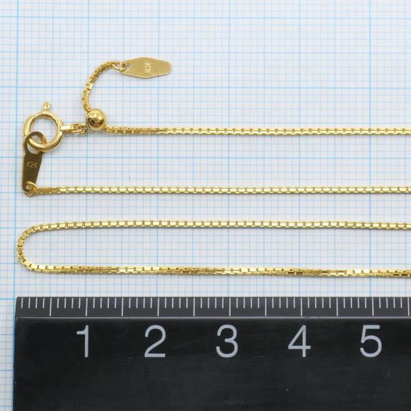 K24 Yellow Gold Necklace 4.2g 45cm in Excellent Condition