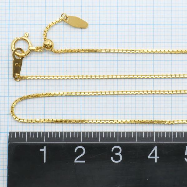 K24 Yellow Gold Necklace 4.2g 45cm in Excellent Condition