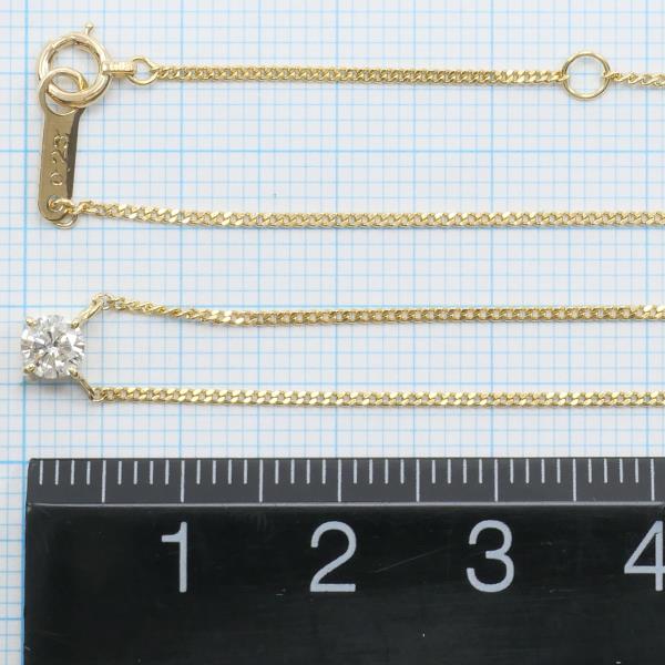 K18 Yellow Gold Diamond Necklace 0.23ct in Excellent Condition