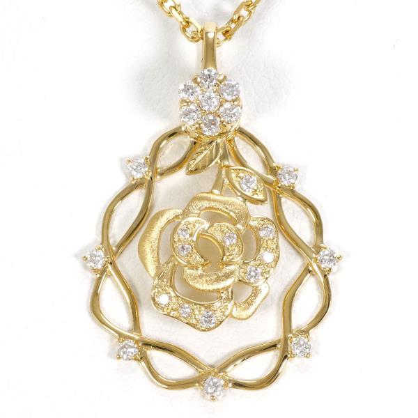 K18 Yellow Gold Diamond Necklace