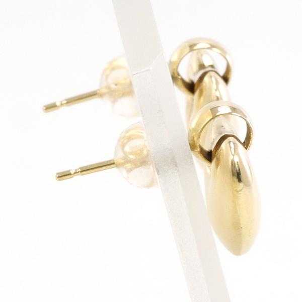 K18 Yellow Gold Earrings in Pristine Condition