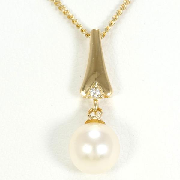 K18 Yellow Gold Pearl Necklace