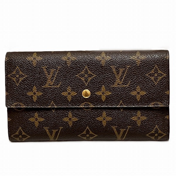 Louis Vuitton Monogram Long Wallet M61217 in Great Condition