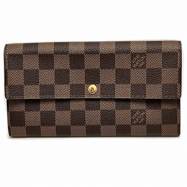 Louis Vuitton Damier Portefeuille Sarah Wallet N61734 in Great Condition